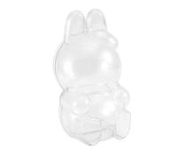 Tinoaly Doll Protective Case with Chain, Acrylic Clear Cover Protector for Sitting Plush Figure Dolls Display Case Pumpkin Style Accessories Plush Toy Transparent Storage Bag Box for Collectors