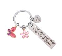 Tinoaly Girls Sweet 16 Gifts, Inspirational 16 Year Old Birthday Gift Creative Happy Birthday Keychain for Sister Daughter Female Friend Christmas Stocking Stuffer & Party Decorations