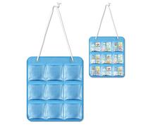 Tinoaly Hanging Toy Organizer for Little Tikes Story Dream Machine, 17.72x15.75in Oxford Cloth Toys Storage Bag with Separate Pockets Adjustable Lanyard Toy Organizer Case Only Case(Blue)