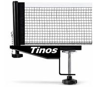 TINOS Professional Table Tennis Net fits 1.8" Maximum Table Thickness | Screw Clamp Ping Pong net & Post Set | Height and Tension adjustments