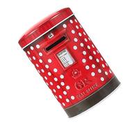 Tinplate Money Bank Mailbox Style Savings Bank Red Decorative | Tin Money Box, British Design, Large Capacity Coin Bank, for Candies, Biscuits and Display
