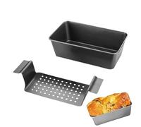 Tins | Nonstick Kitchen Mould With Handles, Meat Breadmill With Drainer, Bread Pans For Home Oven, Home Kitchen, Family, Beginner Lover