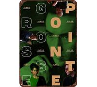 TINSAEGE Metal Tin Sign Grosse Pointe Blank | Decorative Signs and Plaques for Your Home Bar, Club, or Wall Decor - 8 x 12 inches