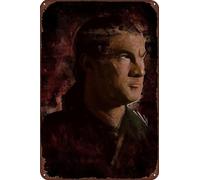 TINSAEGE Metal Tin Sign Steven Seagal | Decorative Signs and Plaques for Your Home Bar, Club, or Wall Decor - 8 x 12 inches