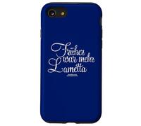 Tinsel design with saying "Früher war mehr tinsel" Case for iPhone SE (2020) / 7/8