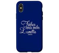 Tinsel design with saying "Früher war mehr tinsel" Case for iPhone X/XS