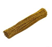Tinsel Pipe Cleaners 100pcs 30cm Sparkle Craft Stems Multi-Color | Arts and crafts supplies for Christmas projects Includes gold orange silver red purple green Diameter 3mm-45mm Length
