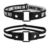 Tinsellns 2 Pieces Boys Girls No Buckle Stretch Belt Kids Elastic Belts Invisible Adjustable Elastic Buckle Free Belt with 2 Square Buckle for Children 5-15 Years Jeans Pants Dress Stretch Waist Belt