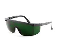 tinshow IPL Laser Safety Glasses, 190nm-2000nm Broad Spectrum Protective Glasses For Laser Cosmetology Operator Eye Protection and Laser Hair Removal Treatment, Tanning, Red Light Therapy, Green Lens