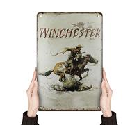 TINSIGNS Beer Signs | Vintage Bar Cool Things Shop Room Decor | Funny Stupid Man Cave Wall Tin Sign Stuff Poster For Home House Coffee Garage | Winchester Cowboy Metal Retro Sign Alcohol Home Decor