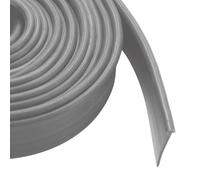 TINSKY Shower Door Bottom Seal Strip Replacement Shower Bottom Waterproof Door Rubber Sweep Trim Black Seal for Home Bathroom Shower, 108 Inch (Grey), YSM230