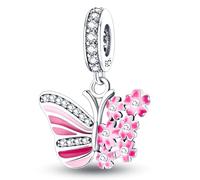 TINSLO 925 Sterling Silver Charms Beads for Pandora Bracelet, Dangle Pendant Charms for Necklace and Bracelet Jewelry Gifts for Women Z5