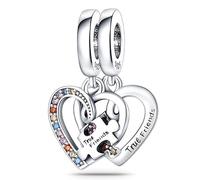 TINSLO 925 Sterling Silver Charms Beads for Pandora Bracelet, Dangle Pendant Charms for Necklace and Bracelet Jewelry Gifts for Women