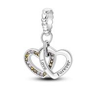 TINSLO 925 Sterling Silver Charms Beads for Pandora Bracelet, Dangle Pendant Charms for Necklace and Bracelet Jewelry Gifts for Women