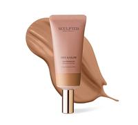 Tint & Glow Hydrating Tinted Moisturiser from Sculpted by Aimee - 45ml Cruelty-Free Moisturising Face & Skin Tint Enhancer with SPF 30, Blue Light Protection, Hyaluronic Acid & Niacinamide