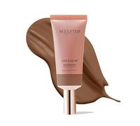 Tint & Glow Hydrating Tinted Moisturiser from Sculpted by Aimee - 45ml Cruelty-Free Moisturising Face & Skin Tint Enhancer with SPF 30, Blue Light Protection, Hyaluronic Acid & Niacinamide