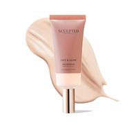 Tint & Glow Hydrating Tinted Moisturiser from Sculpted by Aimee - 45ml Cruelty-Free Moisturising Face & Skin Tint Enhancer with SPF 30, Blue Light Protection, Hyaluronic Acid & Niacinamide