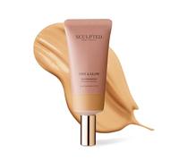 Tint & Glow Hydrating Tinted Moisturiser from Sculpted by Aimee - 45ml Cruelty-Free Moisturising Face & Skin Tint Enhancer with SPF 30, Blue Light Protection, Hyaluronic Acid & Niacinamide