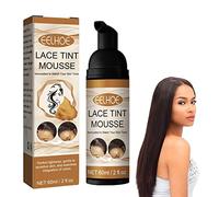 Tint Mousse for Wigs - Fast Drying Lace Tint Melting Hair Mousse,2fl. oz Melting Hair Spray for Your Lace Wig, 2 Color Options for All Hair Types