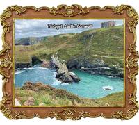 Tintagel Castle Cornwall UK Refrigerator Magnets Tourism Souvenir Fridge Decoration Magnet
