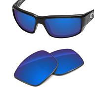 Tintart Performance Replacement Lenses Compatible with Costa Del Mar Fantail Polycarbonate Polarized Etched-Sapphire Blue
