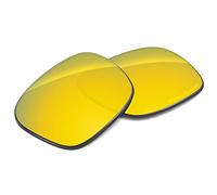 Tintart Performance Replacement Lenses Compatible with Oakley Double Edge Polarized Etched-Golden Yellow