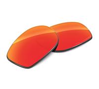 Tintart Performance Replacement Lenses Compatible with Oakley Pit Bull OO9127 Polycarbonate Polarized Etched-Fire Red