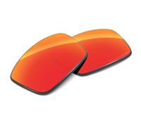 Tintart Performance Replacement Lenses Compatible with RayBan Predator 2 RB2027 62mm Polycarbonate Polarized Etched-Fire Red