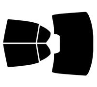 TINTCOM Pre-Cut Window Tint Film for BMW 3 series E90 4-door Saloon 2005-2012 - (05% Limo Black) - Rear Sides & Rear Window - Custom Fit, UV Protection, Heat & Glare Reduction, HP