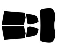 TINTCOM Pre-Cut Window Tint Film for Dacia Duster 5-doors 2010-2017 - (20% Dark Smoke) - Rear Sides & Rear Window - Custom Fit, UV Protection, Heat & Glare Reduction, HP