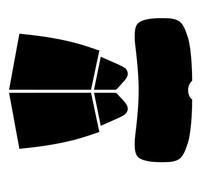 TINTCOM Pre-Cut Window Tint Film for Ford Focus 5-doors Hatchback 2018-... - (05% Limo Black) - Rear Sides & Rear Window - Custom Fit, UV Protection, Heat & Glare Reduction, High Performance