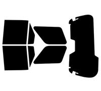 TINTCOM Pre-Cut Window Tint Film for Honda CR-V 5-doors 2002-2006 - (20% Dark Smoke) - Rear Sides & Rear Window - Custom Fit, UV Protection, Heat & Glare Reduction, High Performance
