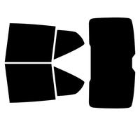 TINTCOM Pre-Cut Window Tint Film for Volvo XC40 5-doors 2018-... - (05% Limo Black) - Rear Sides & Rear Window - Custom Fit, UV Protection, Heat & Glare Reduction, High Performance