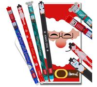 Tinte Ink Legami Christmas Stocking Filler or Secret Santa Gift NEWLY RELEASED Nutcracker Pen Set 0.7mm + Cute Penguin Erasable Pen 4 Pack of Pens!