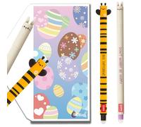 Tinte Ink Legami Erasable Pens Bundles/Sets with Cute Envelope - (Easter Special Bunny, Bee Set, 2 Pens)