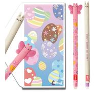 Tinte Ink Legami Erasable Pens Bundles/Sets with Cute Envelope - (Easter Special Bunny, Butterfly Set, 2 Pens)