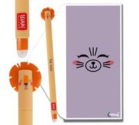 Tinte Ink Legami Erasable Pens - Full Range Available - Including Gift Envelope! - Choose Cute Design! (Lion)