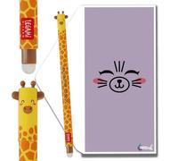 Tinte Ink Legami Erasable Pens FULL RANGE Including Gift Envelope! - Choose Cute Design! (Giraffe)