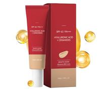 Tinted BB Cream | Waterproof Tinted Full Coverage Sun Block - 50ml SPF BB Cream Foundation Makeup | for Dry Oily Mature Home Daily Travel Dating Camping Running Beach Birthday