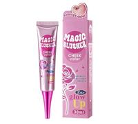 Tinted Blush Cream - Fluid Makeup Color, Soft Blend Pigment | Small Bottle with Waterproof Finish, Longwear Formula for Highlighting Contouring Cheeks Under-eye Brightener Daily Use