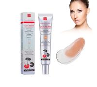 Tinted Face Cream with Centella Asiatica, 45 ml CC Cream Red Correct CC Cream Colour Correcting Cream Make Up Fondation Moisturising, Improves the Complexion & Moisturises (Dark)