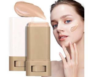 Tinted Foundation Stick Tinted Contour Makeup Foundation Balm | Radiant Skin Natural Coverage Concealer for Dates Vacation Travel Working Business Outgoing D