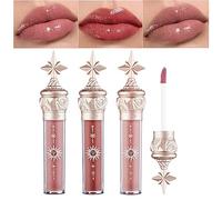 Tinted Lip Balm, 3PC Lipstick Lipgloss Waterproof Long Lasting Lipstick for Lip Plumper Gloss And Makeup,Liquid Blush Lip Tint Gift (Blushing Cinnamon, Milky Peachy Pink, Oat-Semi-Sheer)
