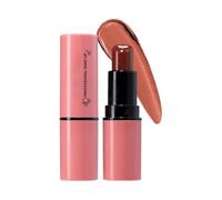 Tinted Lip Balm, Hydrating & Plumping Tinted Lip Gloss, Moisturizing Semi-Matte Lipstick with Nourishing Inner Core, Long-Lasting Non-Stick Cup Lip Tint for Dry Lips (05#)