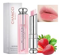 Tinted Lip Balm,Lip Balm，Lip Oil,Glossier Lip Balm,Lip Care Tinted Lip Balm For Women,Pink Lip Balm,Lip Balm Tinted,Girls Lip Balm,Lip Balm Set,Strawberry Lip Balm Natural Lip Protection(#Strawberry)