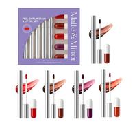 Tinted Lip Gloss - Makeup Lipstick - Smudge Proof Lipstick for Beauty Routine Everyday Wear Women Travel Commuting Dating Wedding Home