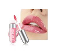 Tinted Lip Gloss Oil, Pink Hydrating Lip Tint Stain, Sheer Lip Treatment Moisturizer, Moisturizing Lip Tint Balm Lipstick Lipgloss, Glow Reviver Lips Care Oil, Women's Day Makeup Gift for Women-03