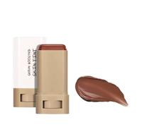 Tinted Moisturizer Stick, Solid Serum for Boost Skin Tint, Tined Foundation Stick, Multiuse Beauty Balm for Women, Brightens, Hydrates, Natural Finish Makeup (B, 18g)