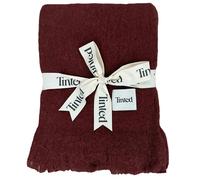 Tinted Objects - Fingal Wool Plaid 130x170 cm, Wine Red - Wine Red