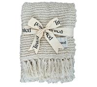 Tinted Objects - Janzen Wool Plaid Bouclé 130x170 cm, Off-white - Off-White